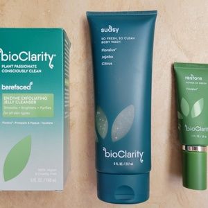 Brand New BioClarity Barefaced, Sudsy, & Restore